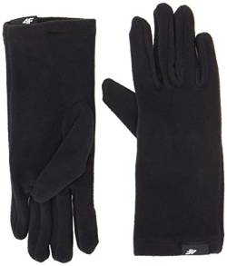 4F Unisex Gloves REU015 Jeans, DEEP Black, L von 4F