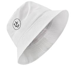 4sold Baby Kinder Sommer Klappe Abdeckung Kappe Anti-UV UPF 50+ Sonnenschutz Hut, weiß, One size von 4sold