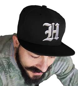 4sold Fullcap 6 Panel Baseballcap Baseball versch Snapback (Designer Baseball Cap, Herren Damen Unisex Erwachsene) Hip-Hop-Mütze, Hysteresenverschluss (F) (H) von 4sold