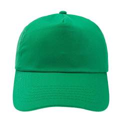 4sold Junior Original 5 Panel Cap Unisex Jungen Mädchen Mütze Baseball Cap Hut Kinder Kappe (Green) von 4sold