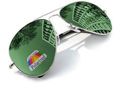 4sold Klassische Unisex Polarisierte Sonnenbrille in vielen Farbkombinationen (Grün) von 4sold