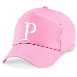 4sold Unisex Bindemütze Babymütze Jungen Mädchen Mütze Baseball Cap Rosa Hut Kinder Kappe Alphabet A-Z (P) von 4sold