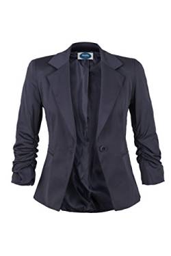 4tuality AO Damenblazer mit 3/4 Arm blau Gr. S von 4tuality