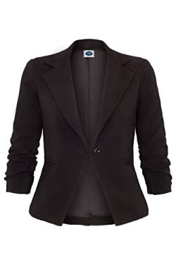 4tuality AO Damenblazer mit 3/4 Arm schwarz Gr. M von 4tuality