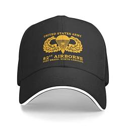 501 Basecap Us Army 82Nd Airborne Fort Bragg North Carolina Baseball Cap Verstellbare Sommer Kappe Original Capatmungsaktive Mütze Für Teenager, Reisen, Running von 501