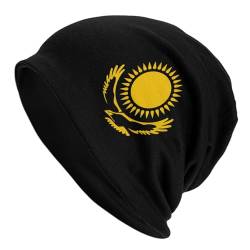 501 Damen Herren Wintermütze Flagge Von Kasachstan Beanie Mütze Klassische Sportmütze Warme Kopf Wraps Für Jungen Mädchen Angeln von 501