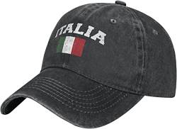 501 Herren Damen Baseball Kappen Italienische Flagge Italien Love Italia Cowboy Snapback Kappe Vintage Baseballkappe Mode Basecap Für Golf Reisen Wander von 501