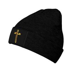 501 Jesus-Kreuz Herren Damen Chemo Hut Leicht Slouchy Beanie Mütze Klassische Sportmütze Für Winter Angeln Jungen von 501