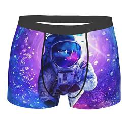 501 Weltraum-Astronauten-Galaxie Herren Unterwäsche Weich Boxershorts Bequeme Underwear Mit Stretch Sport Boxershorts M von 501