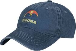Herren Damen Baseball Kappe Mütze Sedona Arizona Sunset Cowboy Basecap Mode Trucker Kappe Baumwolle Baseballmütze Für Wander Reisen Draussen von 501