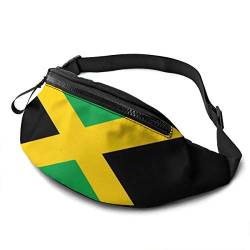 Brusttasche Jamaika-Flagge Hüfttaschen Große Kapazität,Multifunktionale Handytasche Tasche Für Laufen Wandern Damen 14X35cm von 550