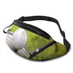 Taillentasche Golfschläger Und Ball Lauftasche Große Kapazität,Atmungsaktiv Damen Brustbeutel Für Sport Outdoor Joggen 14X35cm von 550