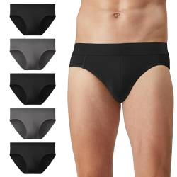 5Mayi Herren Unterhosen Männer Slip Micro Viskose Unterwäsche Herren-Slips Multipack Sport Slips Größe L von 5Mayi