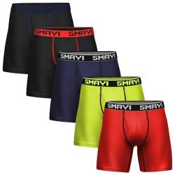 5Mayi Sport Boxershorts Herren Unterhosen Männer Polyester 5er Pack L von 5Mayi