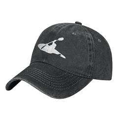 600 Baseball Cap, Kajak-Clipart Basecap Atmungsaktiv Baseballkappe Waschbar Trucker Baseballmütze Für Herren Sommer Damen,Unisex von 600