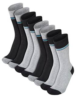 7Days 4 Paar oder 8 Paar Herren Thermosocken Ski Winter Vollfrottee in Baumwolle mit Elasthan 8er Pack 43-46 von 7 Days