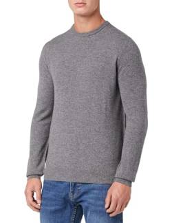 7 For All Mankind Crew Neck Knit Cashmere w/Stitch Detail Heather Grey von 7 For All Mankind