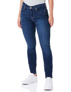 7 For All Mankind Damen The Ankle Skinny Bair Eco Jeans, Dark Blue, 27W / 27L EU von 7 For All Mankind
