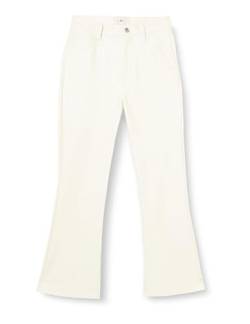 7 For All Mankind HW Slim Kick Faux Leather Cream von 7 For All Mankind