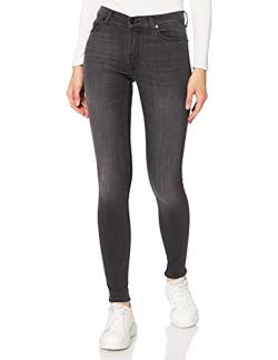 7 for all mankind Damen Skinny Jeanshose HW, Schwarz (Black BF), W31/L30 (Größe: 31) von 7 For All Mankind