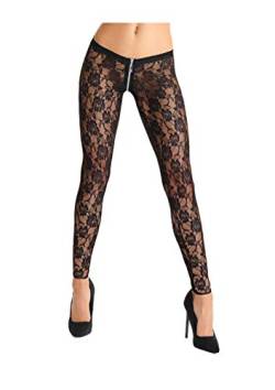 7-Heaven Damen Spitzen-Leggings M482 L von 7-Heaven