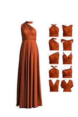 Infinity Kleid mit Bandeau Convertible Brautjungfernkleid Lang Übergröße Multi-Way Kleid Twist Wickelkleid von 72styles