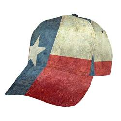 736 Hut Stern-Flagge Das Große Einsame Stern-Flaggen-Staats-Texas-Rot Baseballmütze Cool Casual Schirmmütze Waschbar Erwachsene Erwachsenen Sonnenschutzkappe von 736