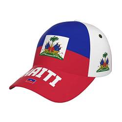 747 Herren Damen Baseball Kappen Haiti-Flagge Haitianer Baseball Kappe Mütze Verstellbar Visier Hut Vintage Outdoor Hut Für Kletter Angeln Golf von 747