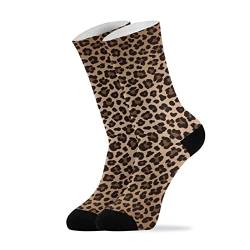 799 Socken Für Herren Damen Gepard Muster Mit Leopardenmuster Fahrradsocken Klassische Wandersocken Weich Tennissocken Strümpfe, Für Sport, Outdoor, Spazieren von 799