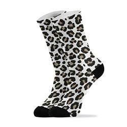 799 Socken Für Herren Damen Leopard Gepard Druck Laufsocken Freizeit Haussocken Modische Fahrradsocken Kleid Socken, Für Spazieren, Outdoor, Sport von 799