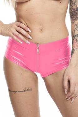 7Heaven Wetlook Shorts SH032 mit 2 Wege Reißverschluss S von 7Heaven