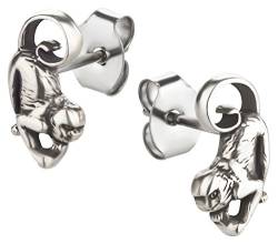 Ohrstecker Ohrringe Affe Silber 925 Sterling als Ohrschmuck mit kleiner Schmuckbox - 7K - Schmuck Geschenke für Damen, Mädchen, Jungen, Kinder und Herren von 7K
