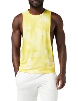 7Power Herren ärmellose Muscle Stringer Weste Cut Open Gym Training Bodybuilding Tanktop Color Yellow Size XL von 7Power