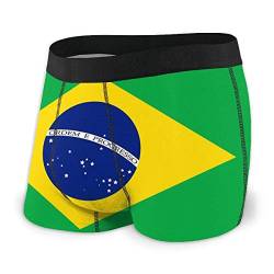 803 Herrenunterwäsche Brasilien Flagge Boxer Unterwäsche Elastisch Männer Unterwäsche Geschenk Sportunterwäsche, Für Vati, Freund, Männer, S von 803