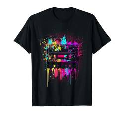 80er 90er Jahre Retro Party Verkleidung Kassette T-Shirt von 80er 90er Jahre Retro Kassette Outfits & Geschenk