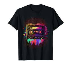 Achtziger Jahre Disco Kostümparty Mottoparty Retro 80er T-Shirt von 80er 90er Jahre Retro Kassette Outfits & Geschenk