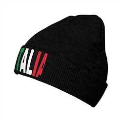 843 Beanie Mütze Italienische Flagge Italien Kopfbedeckung Elastisch Mütze Atmungsaktiv Chemo Kopfbedeckung, Für Laufen, Motorradfahren, Winter von 843