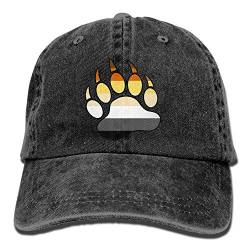 859 Jokes Cap Gay Bear Pride Paw Bucket Novelty Visiere Chapeau De Camionneur Unisex Sonnenhut Retro Trucker Hut Fit Ausflug Outdoor Camping von 859