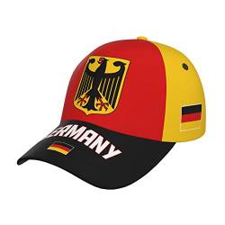 874 Baseball Cap Deutschland Flagge Deutsch Trucker Hut Mode Baseballkappe Lässig Sonnenschutz Basecap Für Reisen Running Golf von 874