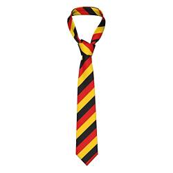 874 Herren Klassische Krawatte Deutschland-Flagge, Deutsches Land, Gestreift Krawatten Elegant Krawatte Gemustert Klassische Hochzeit Krawatte Für Festliche Veranstaltungen Business Büro von 874