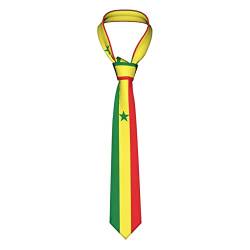 874 Herren Klassische Krawatte Flagge Senegals Gestreift Schmale Herren Krawatte Trendige Hochzeit Krawatte Casual Krawatte Gemustert Für Festliche Veranstaltungen Arbeit Business von 874