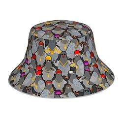 Fischerhut Cartoon-Mode-Taube Bucket Hüte Unisex Bucket Hat Uv Schutz Safarihut Für Reisen Trekking Mädchen von 874