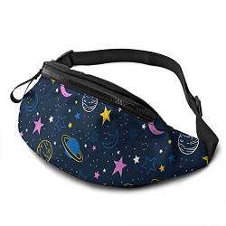 Lauftasche Bunte Planeten Und Sterne Unisex Umhängetaschen Mode,Atmungsaktiv Handytasche Tasche Für Laufen Damen Outdoor 14X35Cm von 874