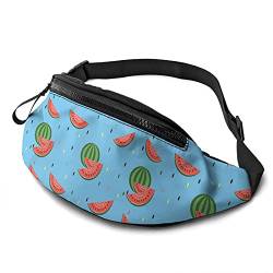 Schultertaschen Wassermelone Unisex Handytasche Tasche Mode,Verstellbarer Sporttasche Für Outdoor Herren Geschenke 14X35Cm von 874