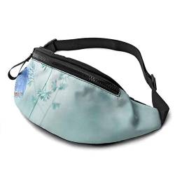 Taillentasche Schmetterling Im Frühling Unisex Gürteltasche Multifunktionale,Stylisch Bauchtasche Für Reisen Sport Radfahren 14X35Cm von 874