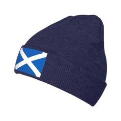908 Flagge Schottlands Damen Herren Slouchy Turban Klassische Kopf Wraps Bequeme Beanie Mütze Sportmütze Für Adult Outdoor Skifahren von 908