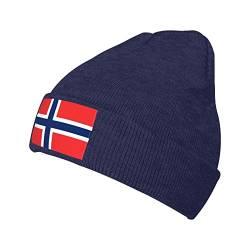 931 Beanie Flagge Von Norwegen Winter Mütze Grobstrick Beanie Mütze Weiche Skull Beanie Für Skifahren Skating Herren von 931