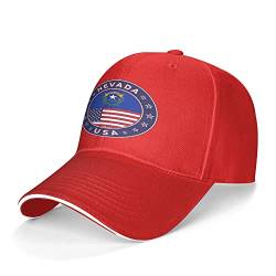 934 Herren Damen Baseballkappe Flagge Von Nevada Baseball Cap Verstellbar Baseball Kappe Mütze Vintage Trucker Kappe Für Reisen Sport Wander von 934