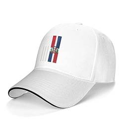 934 Herren Damen Basecap Usa-Flagge Der Dominikanischen Republik Distressed Basecap Vintage Visier Hut Verstellbar Trucker Kappe Für Draussen Sport Angeln von 934