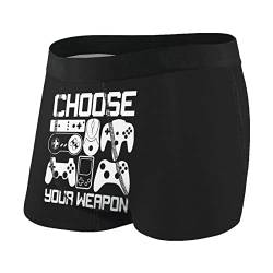 934 Herren Unterhosen Ihr Waffen-Gamer-Gaming Unterwäsche Bequeme Funktionsunterwäsche Weich Sport Boxershorts L von 934